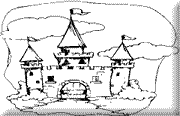 coloriage chateau fort