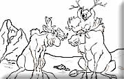 coloriage frere des ours