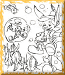 coloriage de Pinocchio