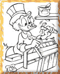 coloriage de picsou