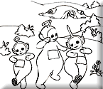 coloriage teletubbies